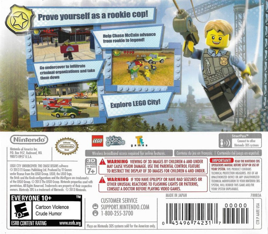 LEGO City Undercover: The Chase Begins – Nintendo 3DS (3DS)