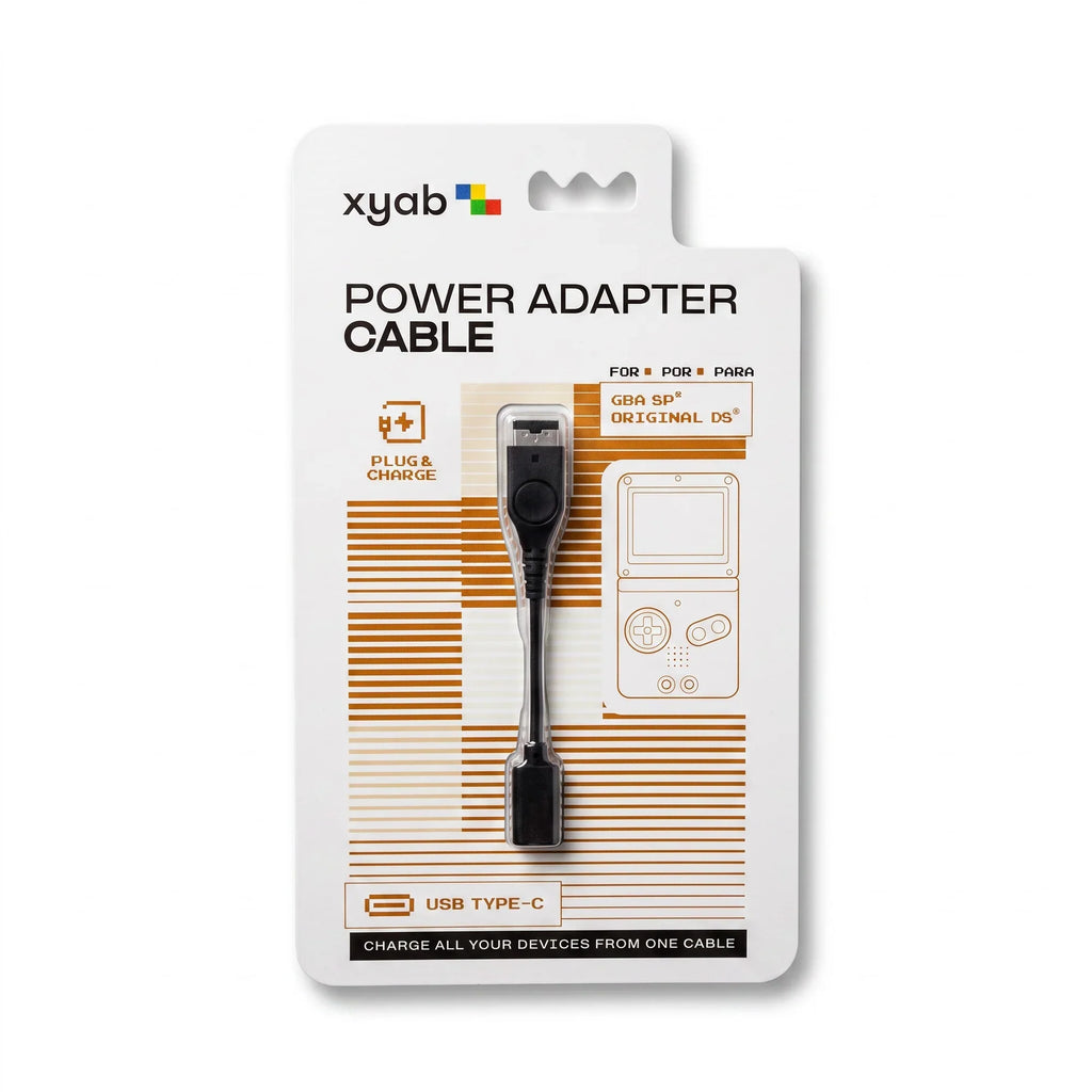 Nintendo GBA SP/Original DS USB-C Power Cable Adapter Cable —  GBA Accessory