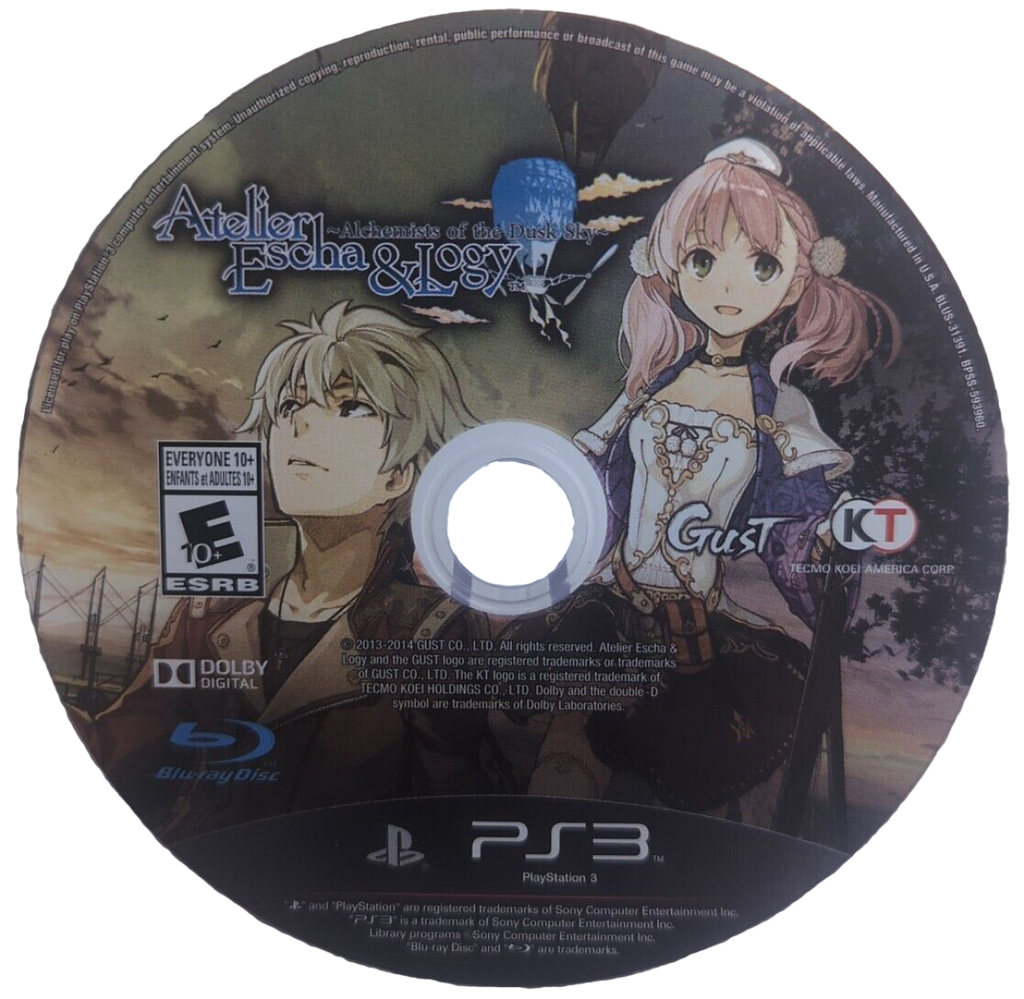 Atelier Escha & Logy: Alchemists of Dusk Sky – Playstation 3 (PS3)
