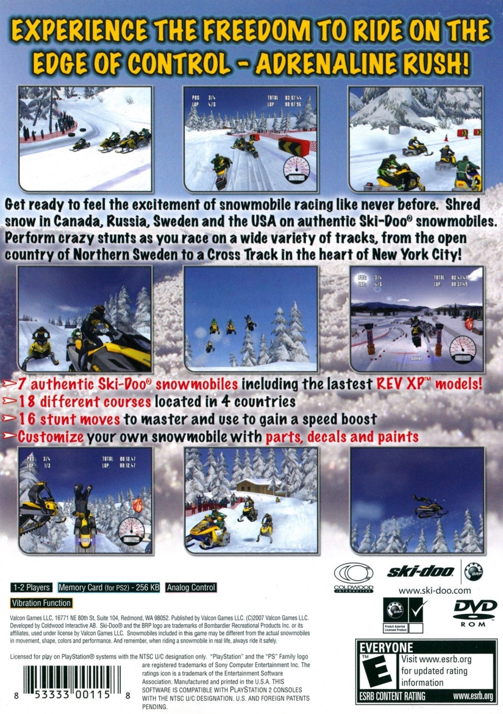 Ski-Doo: Snow X Racing – PlayStation 2 (PS2)