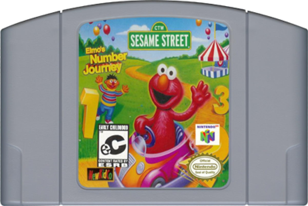Elmo's Number Journey [In Box] [Missing Manual] – Nintendo 64 (N64)