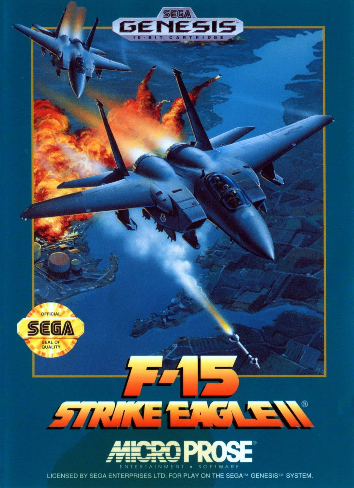 F-15 Strike Eagle II  – Sega Genesis (GEN)