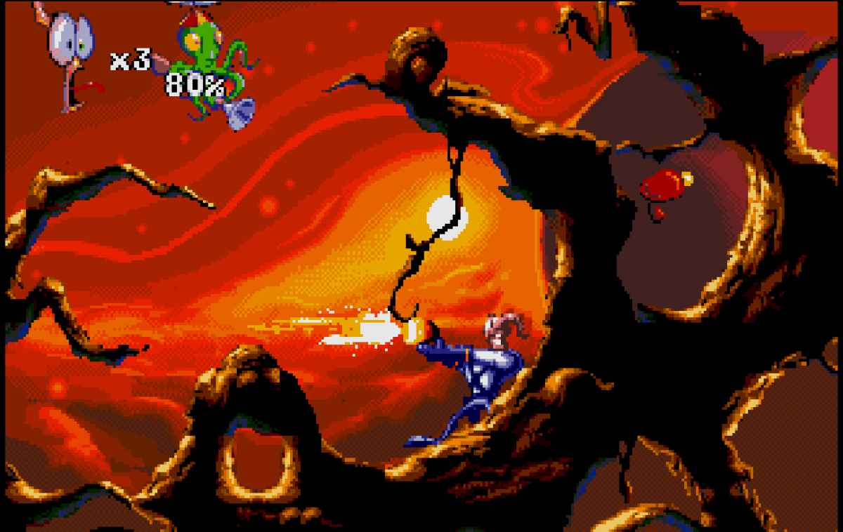 Earthworm Jim 2 – Super Nintendo Entertainment System (SNES)