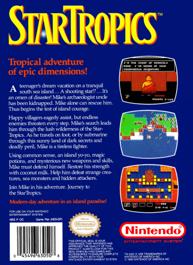 Star Tropics [With Manual] – Nintendo Entertainment System (NES)