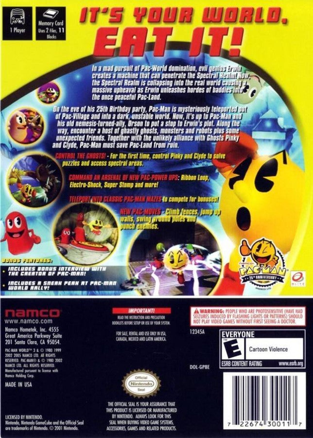 Pac-Man World 3 – GameCube (GC)