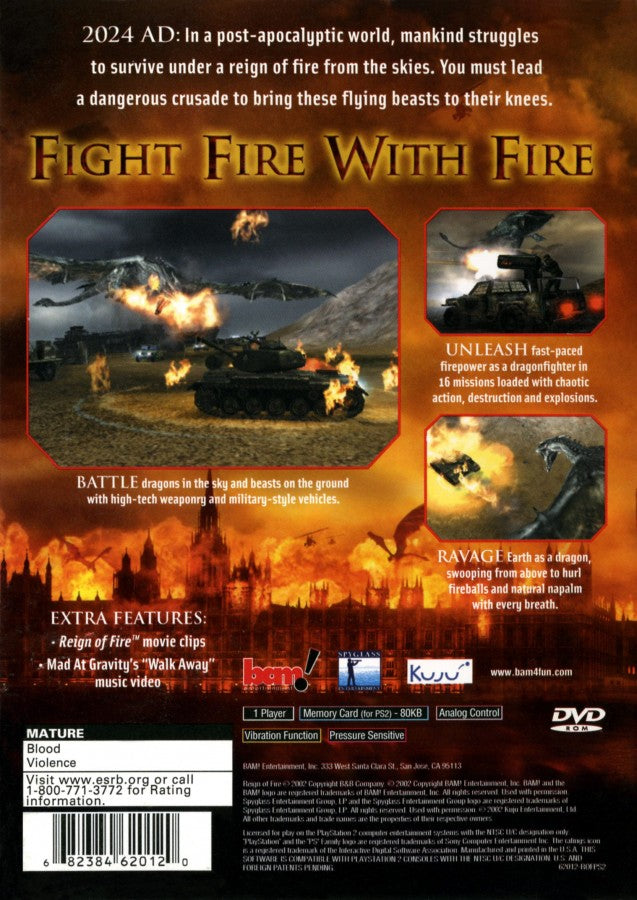 Reign of Fire – PlayStation 2 (PS2)