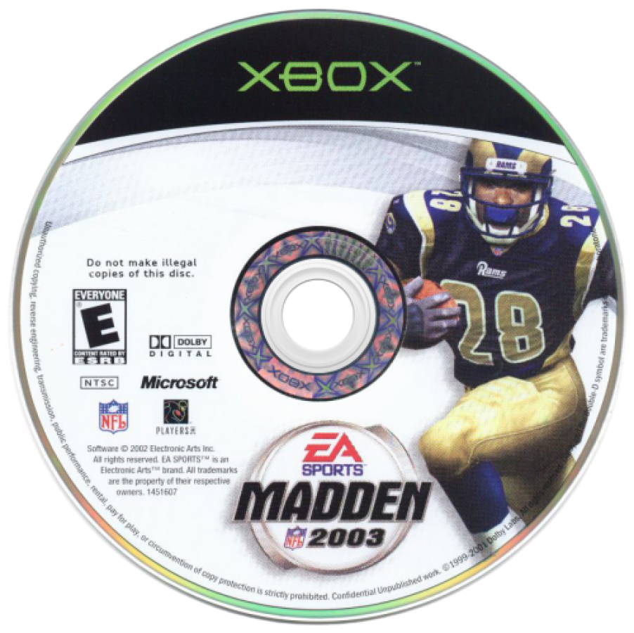 Madden NFL 2003 – Xbox (XBOX)