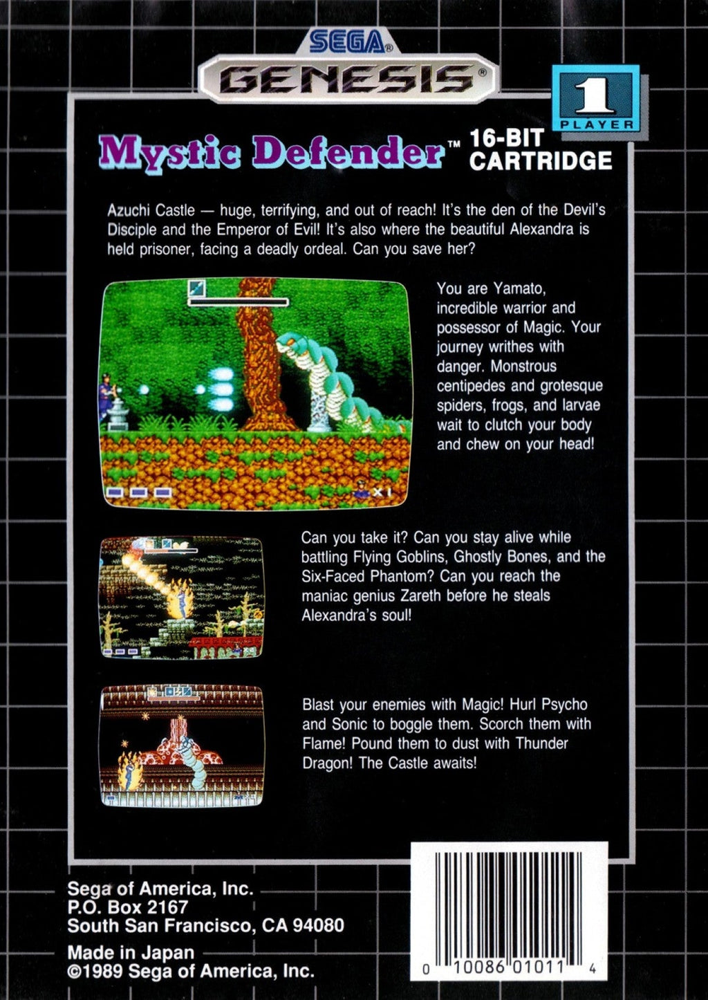 Mystic Defender – Sega Genesis (GEN)