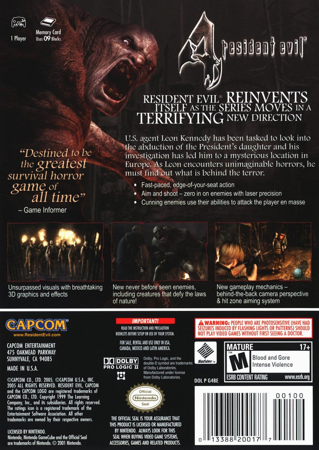 Resident Evil 4 – GameCube (GC)