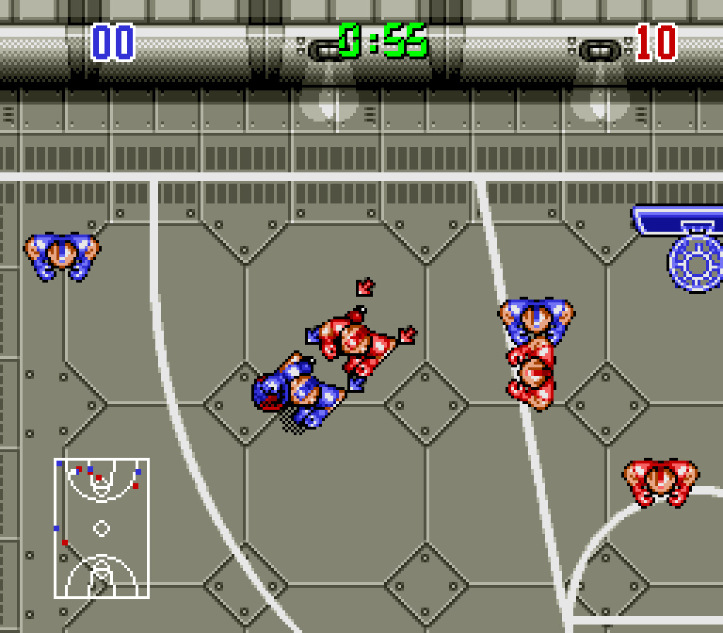 Bill Laimbeer's Combat Basketball — Super Nintendo Entertainment System (SNES)