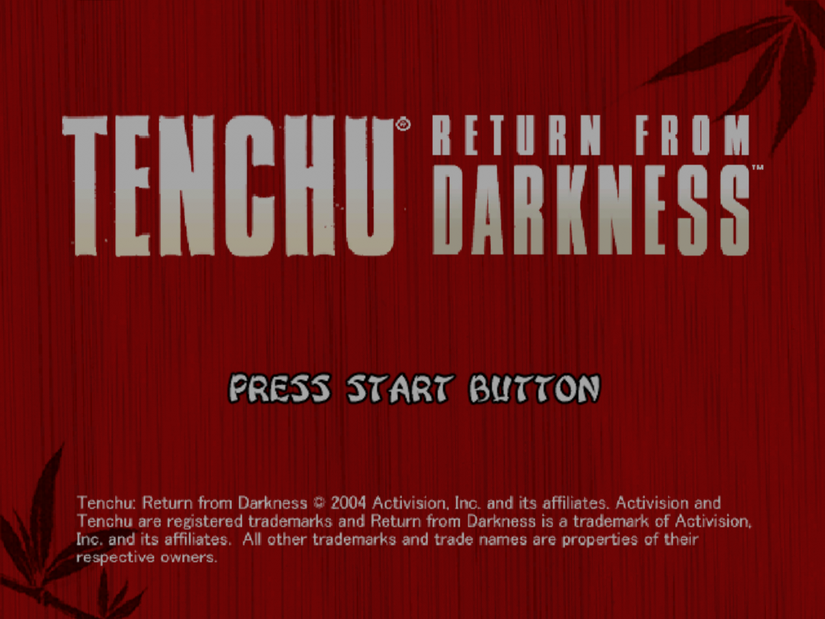 Tenchu: Return from Darkness – Xbox (XBOX)