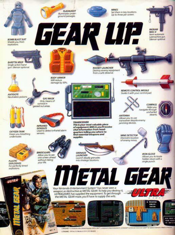 Metal Gear – Nintendo Entertainment System (NES)