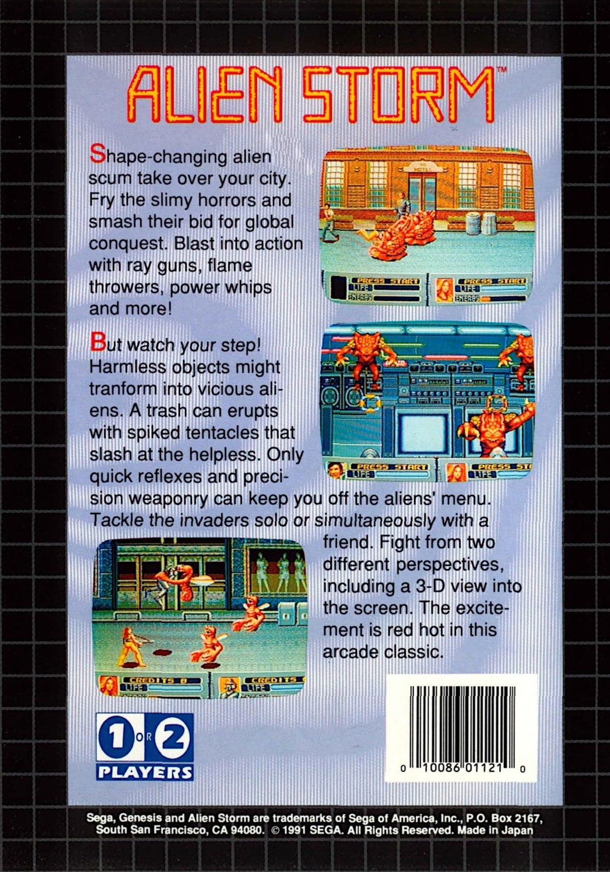 Alien Storm – Sega Genesis (GEN)
