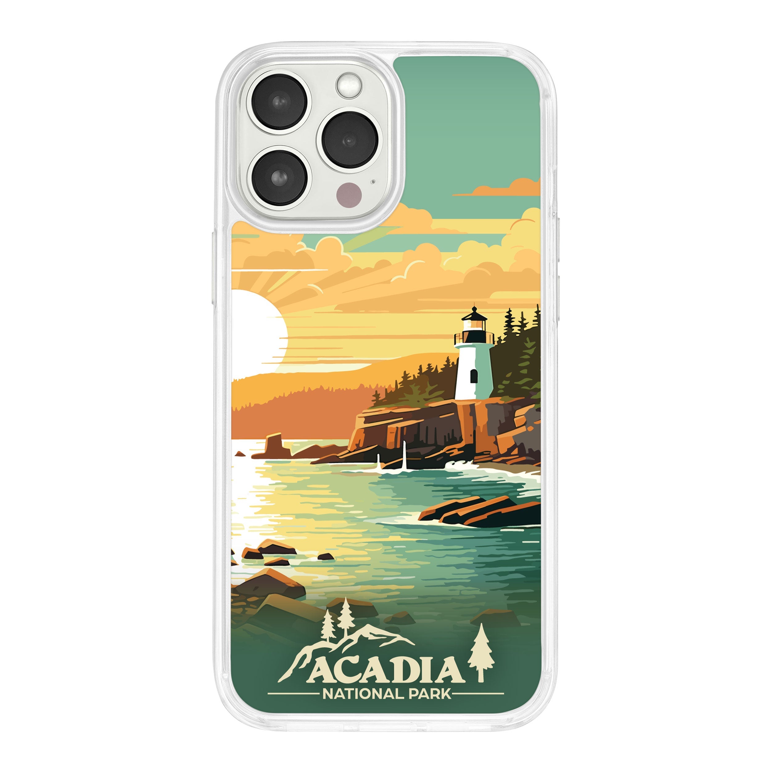 National Parks Acadia HD Apple iPhone 16 Mag-Safe Phone Case