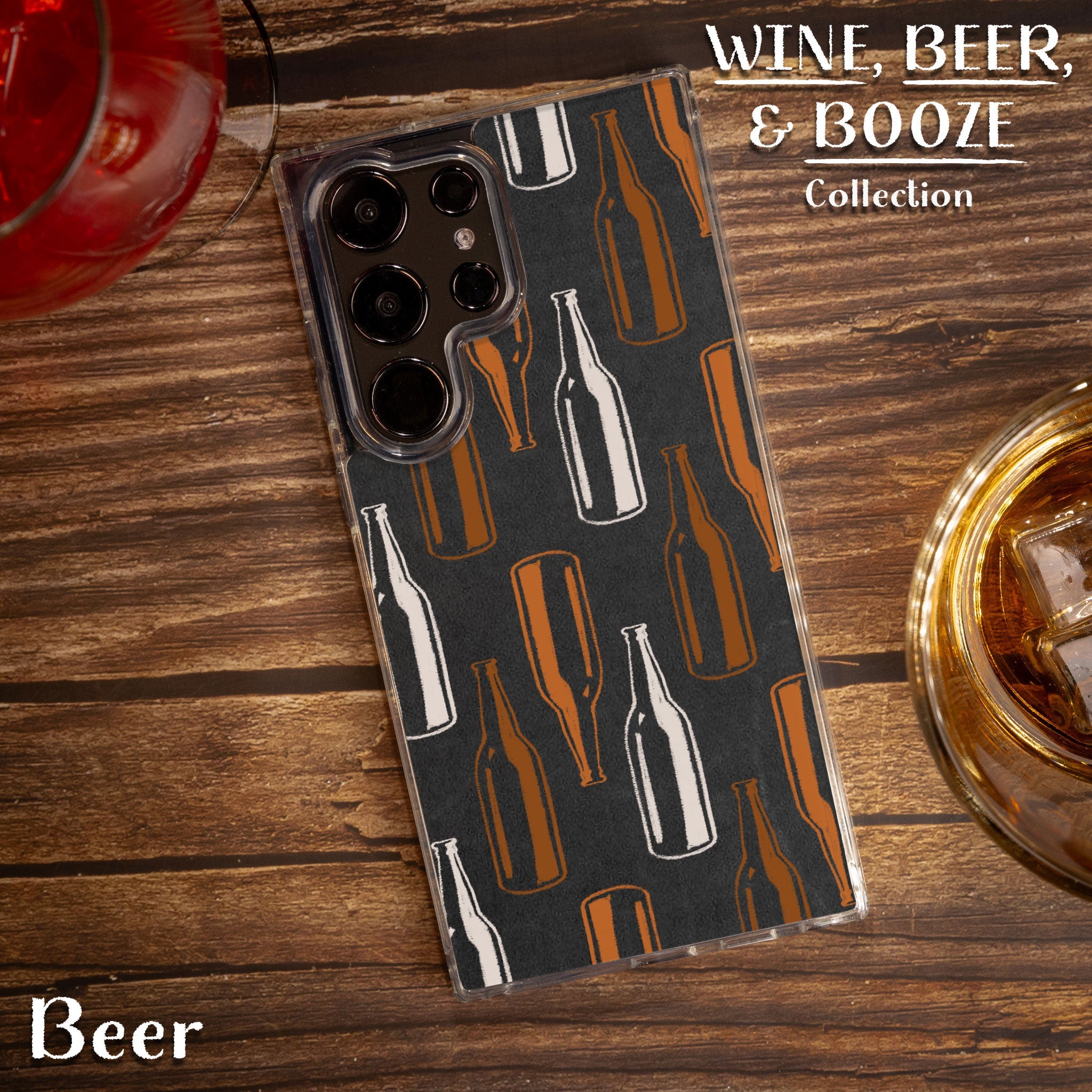 Wine, Beer, & Booze HD Samsung Galaxy S21 Phone Case