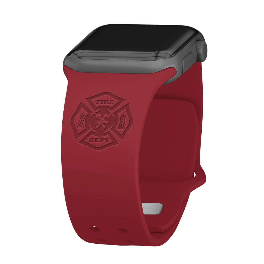 Firefighter First Responder Engraved  Apple Watch Band