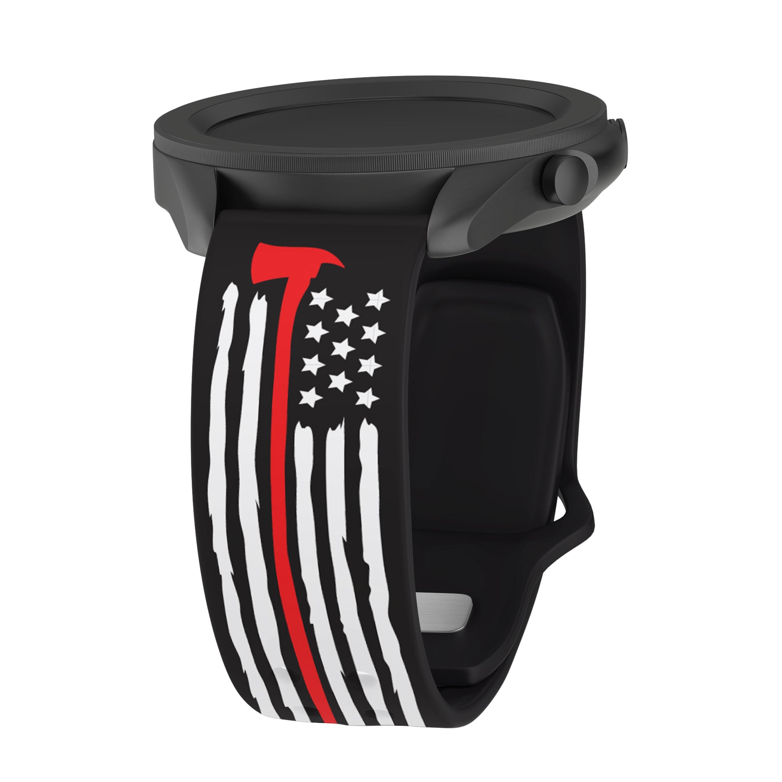 FireFighter First Responder HD  Watchband for Samsung, Garmin, Fossil, and More for Samsung, Garmin, Fossil, and More