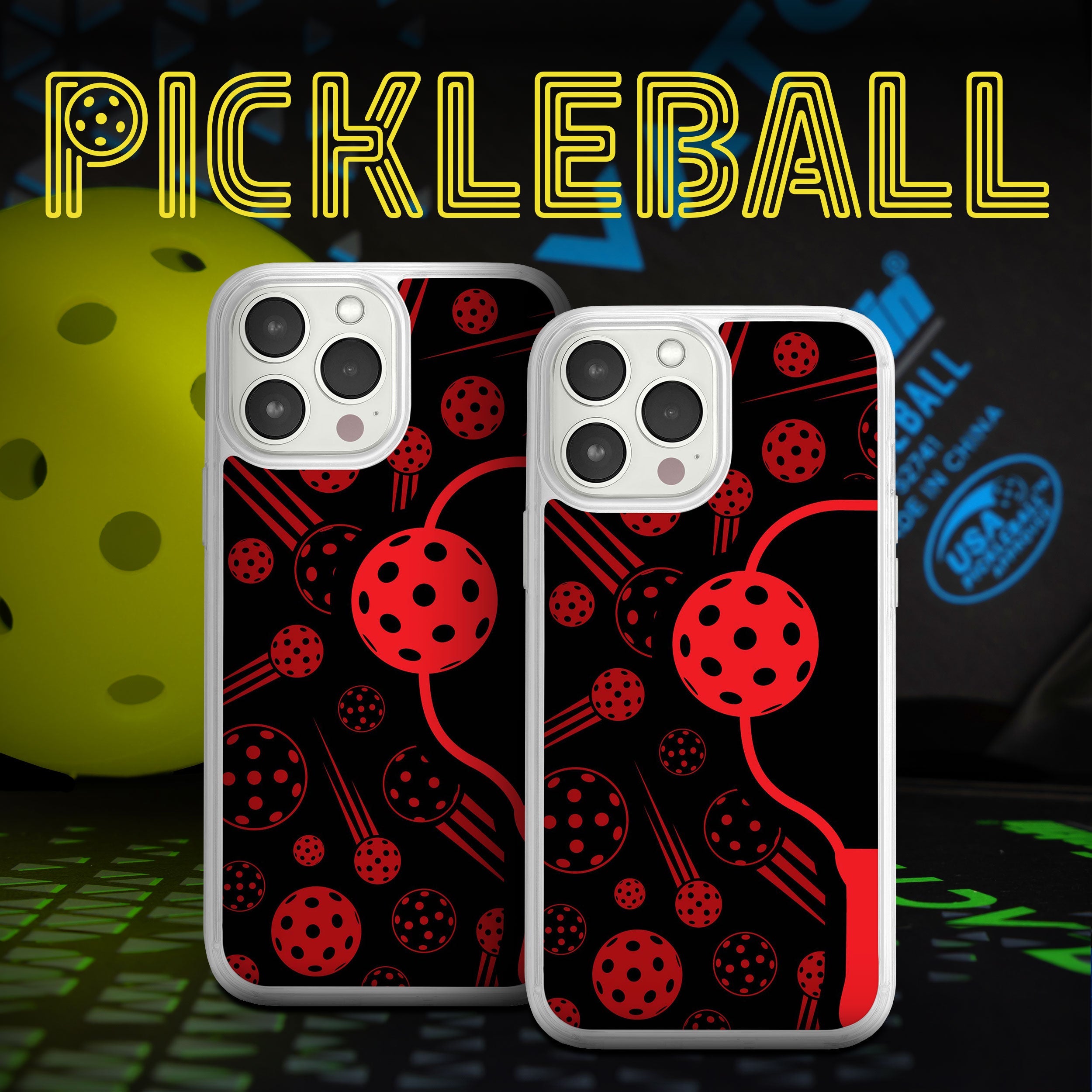 Pickleball HD Apple iPhone 12 Series Mag-Safe Phone Case