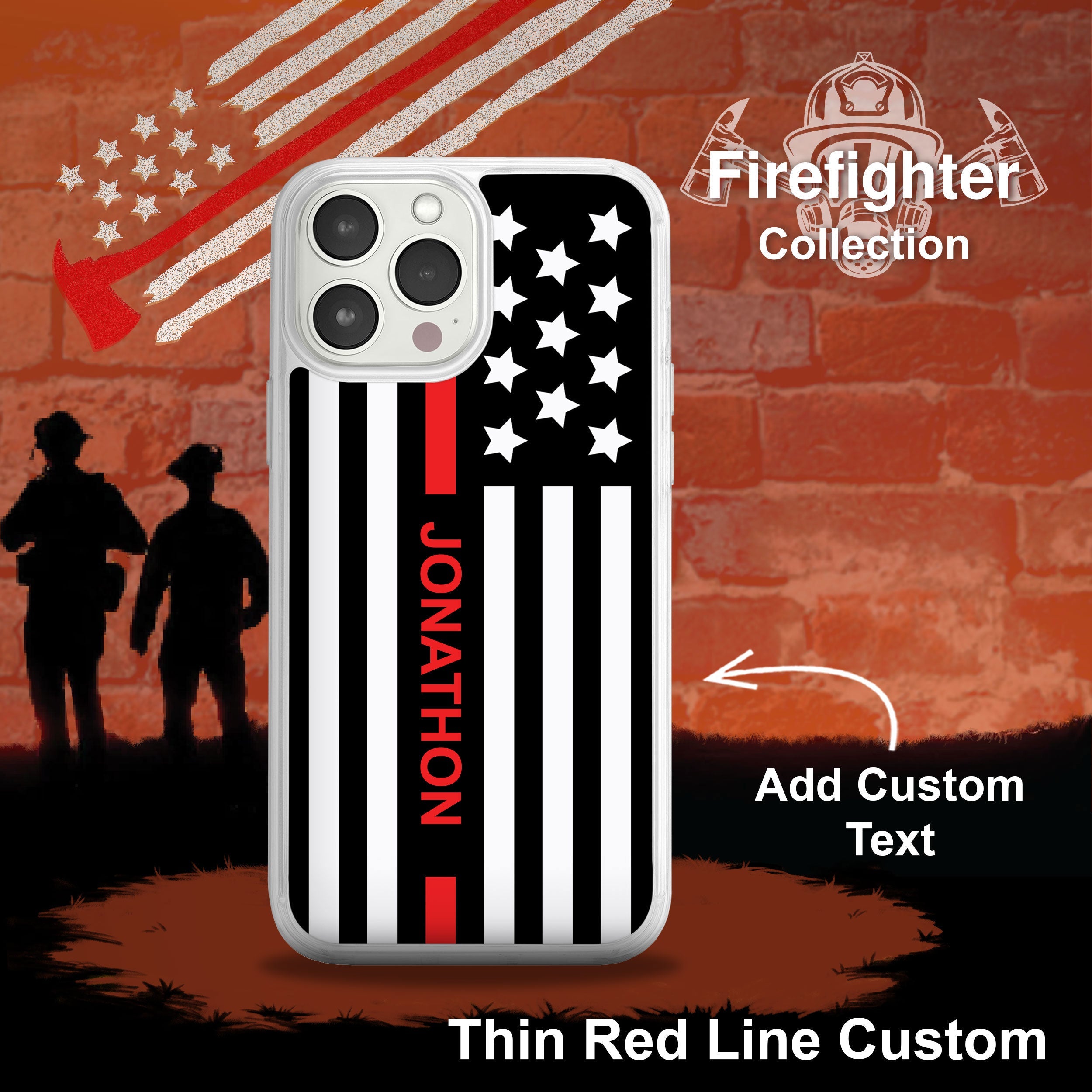 Firefighter HD Apple iPhone 11/XR Phone Case
