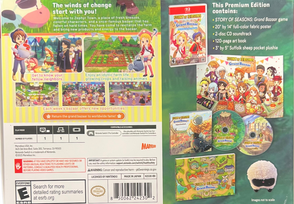 Story Of Seasons: Grand Bazaar [Premium Edition] – Nintendo Switch 2 [NS2]