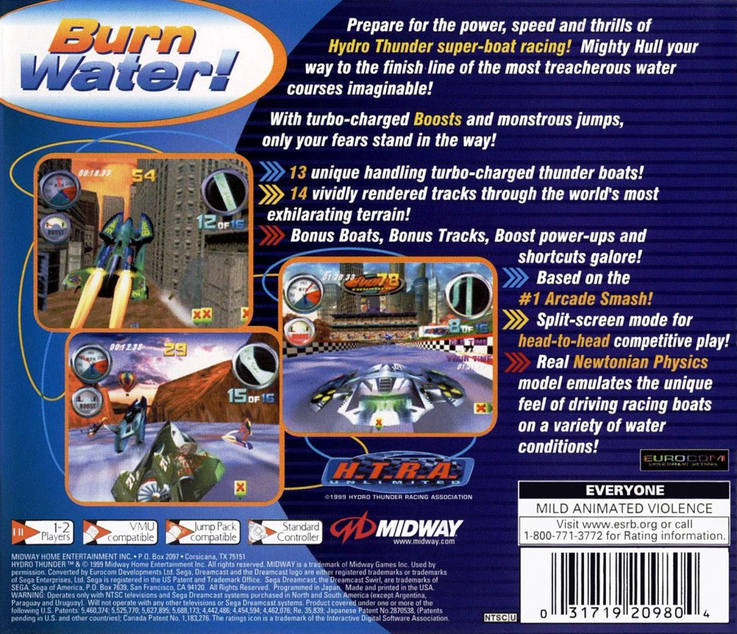 Hydro Thunder – Sega Dreamcast (DC)