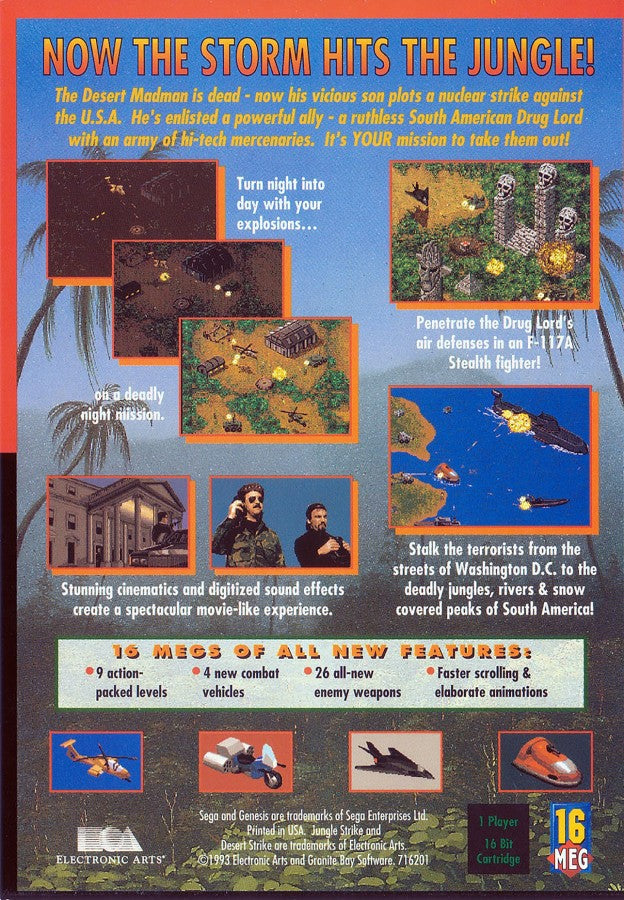 Jungle Strike – Sega Genesis (GEN)