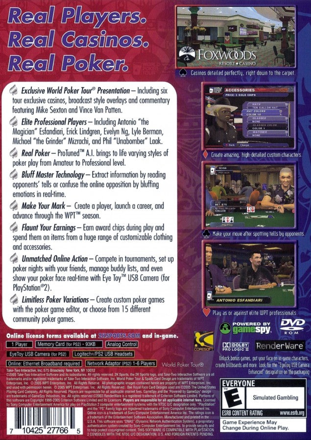 World Poker Tour – PlayStation 2 (PS2)