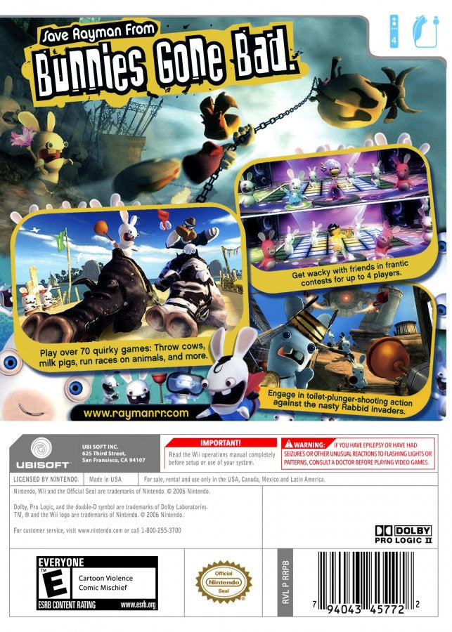 Rayman: Raving Rabbids — Nintendo Wii (Wii)
