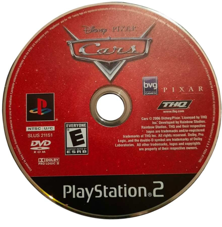 Disney Pixar's Cars – PlayStation 2 (PS2)