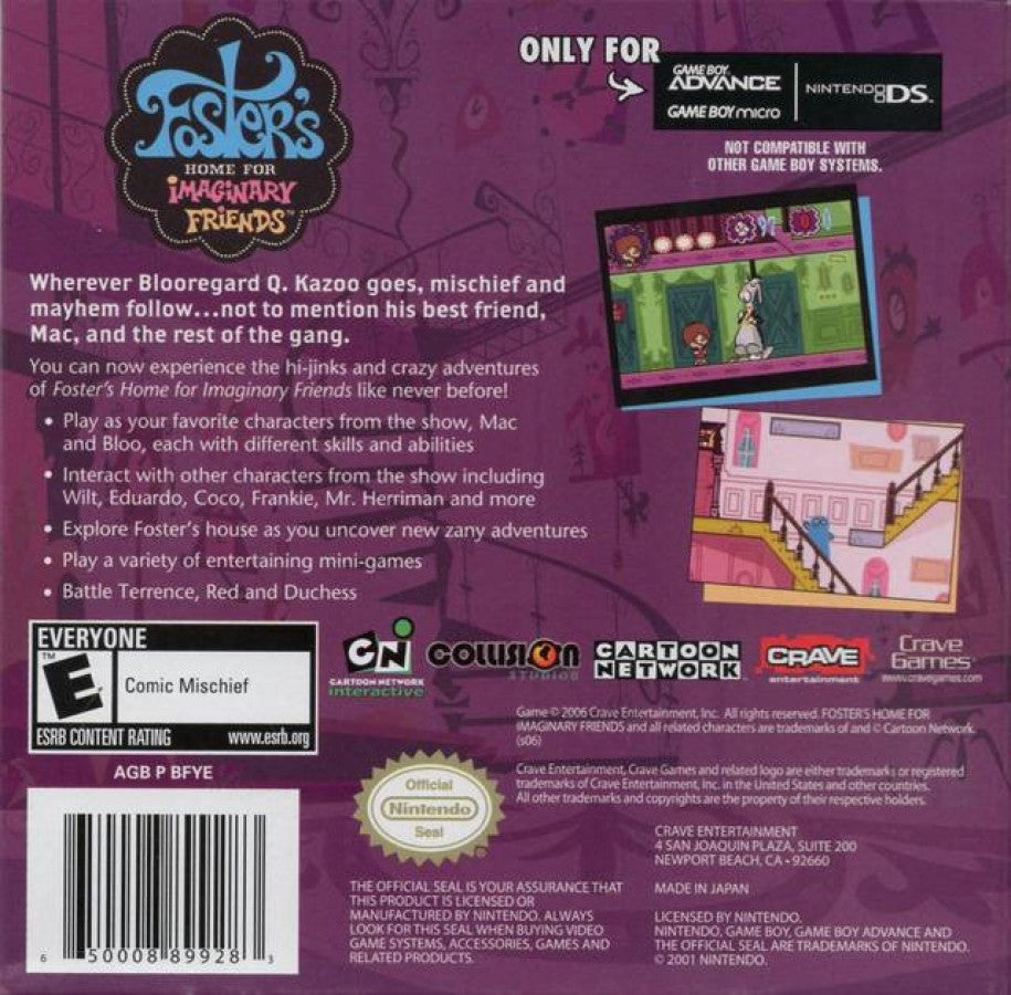 Foster's Home for Imaginary Friends – Game Boy Advance (GBA)