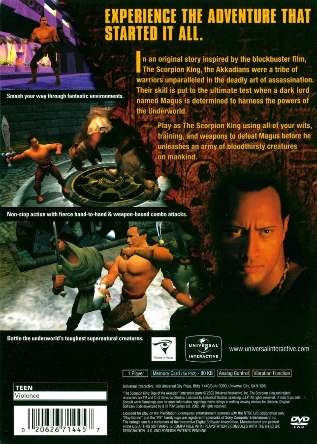 The Scorpion King: Rise of the Akkadian – PlayStation 2 (PS2)