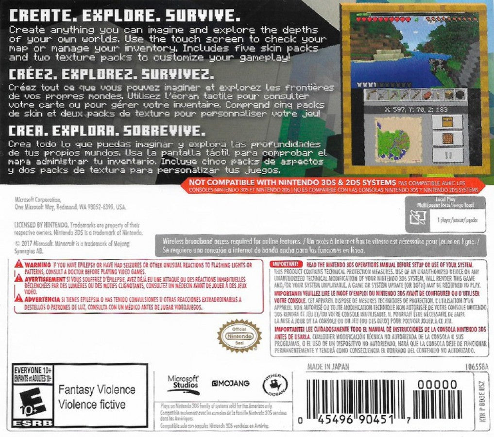 Minecraft New Nintendo 3DS Edition – Nintendo 3DS (3DS)