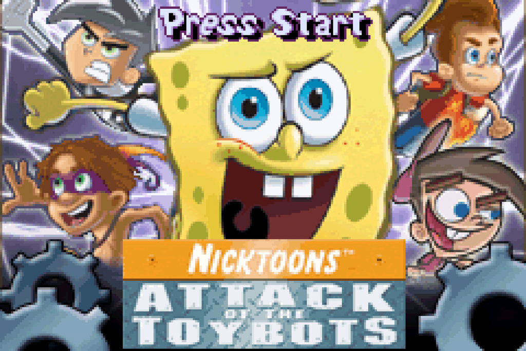 Nicktoons Attack of the Toybots – Game Boy Advance (GBA)