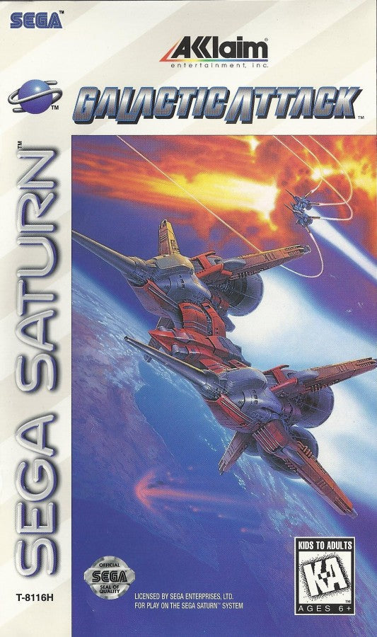 Galactic Attack – Sega Saturn (SS)