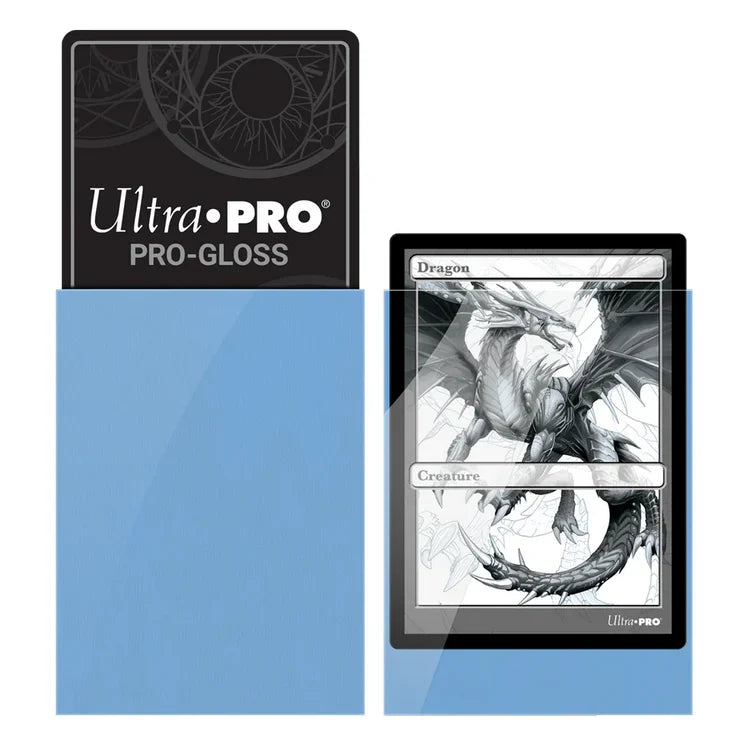 Standard Deck Protector Sleeves PRO Gloss [Blue] - TCG Accessory
