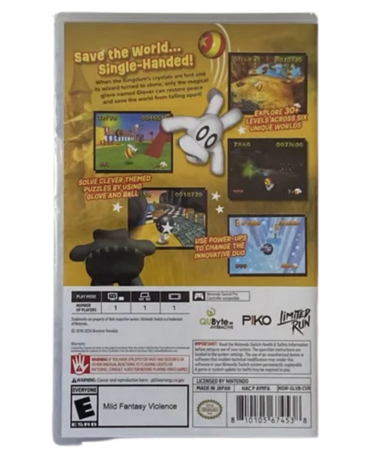 Glover - Nintendo Switch (NS)