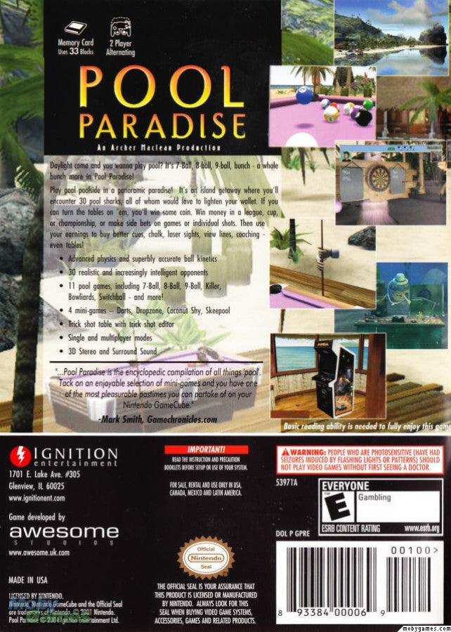 Pool Paradise – GameCube (GC)
