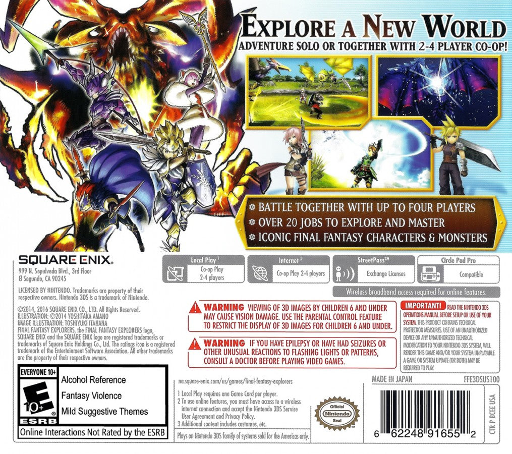 Final Fantasy Explorers – Nintendo 3DS (3DS)