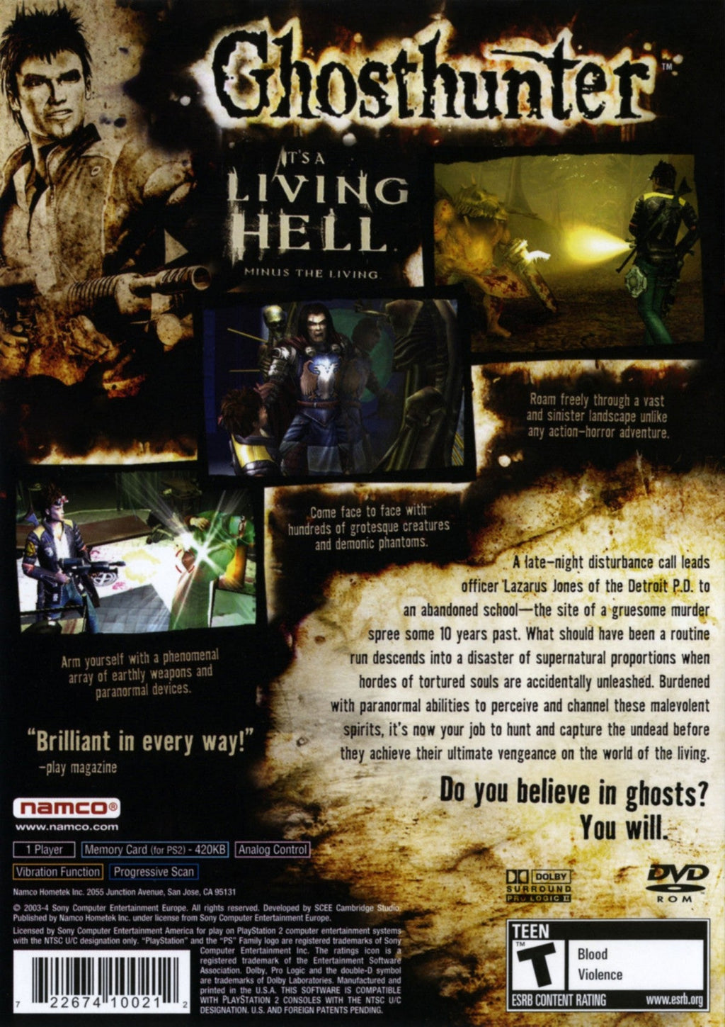 Ghosthunter – PlayStation 2 (PS2)