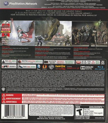 Injustice: Gods Among Us – PlayStation 3 (PS3)