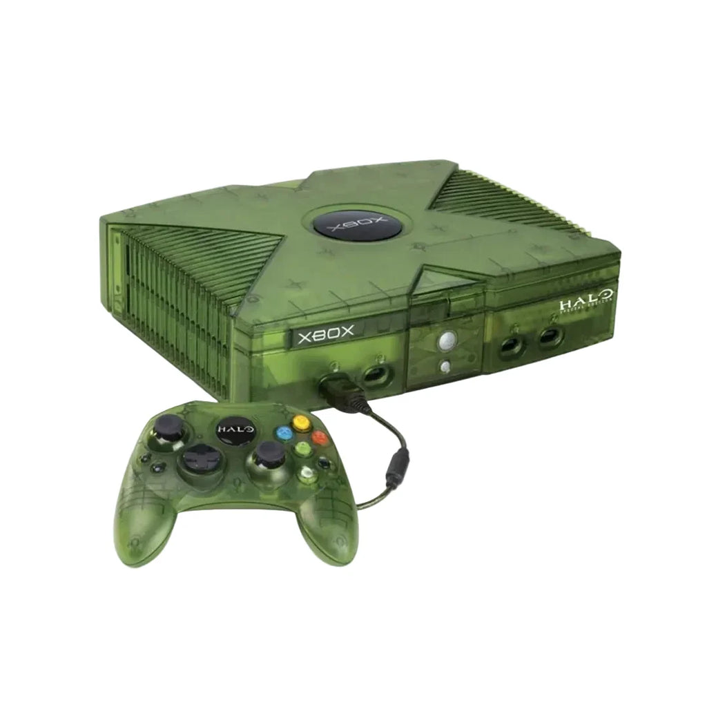 Xbox (XBOX) System [Green Halo Special Edition] – Good Condition