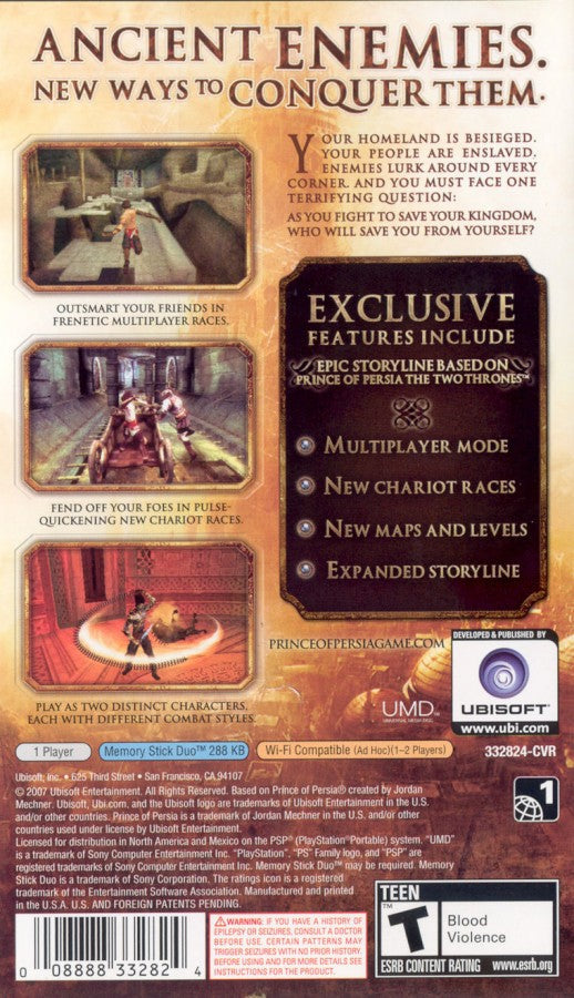 Prince of Persia: Rival Swords – PlayStation Portable (PSP)