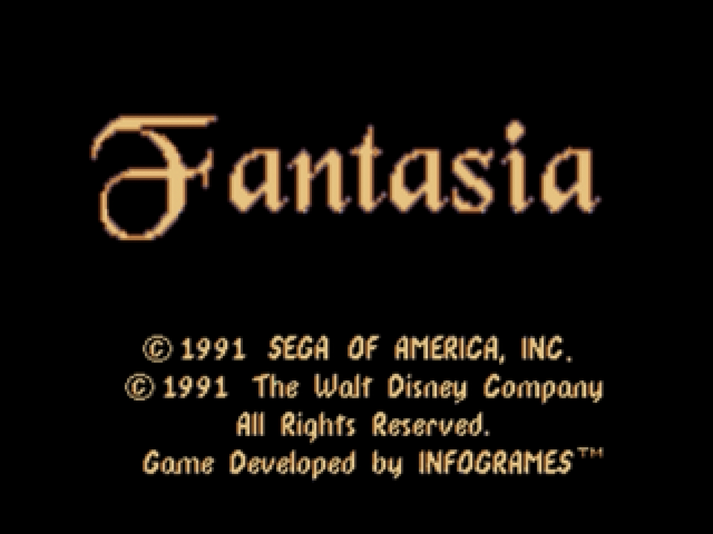 Fantasia – Sega Genesis (GEN)