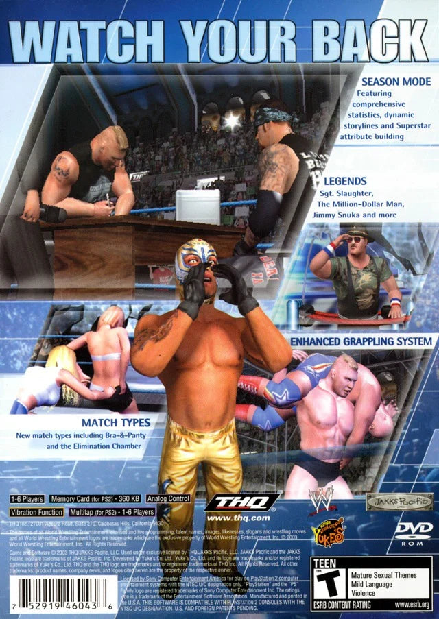 WWE SmackDown! Here Comes the Pain [Greatest Hits] – PlayStation 2 (PS2)