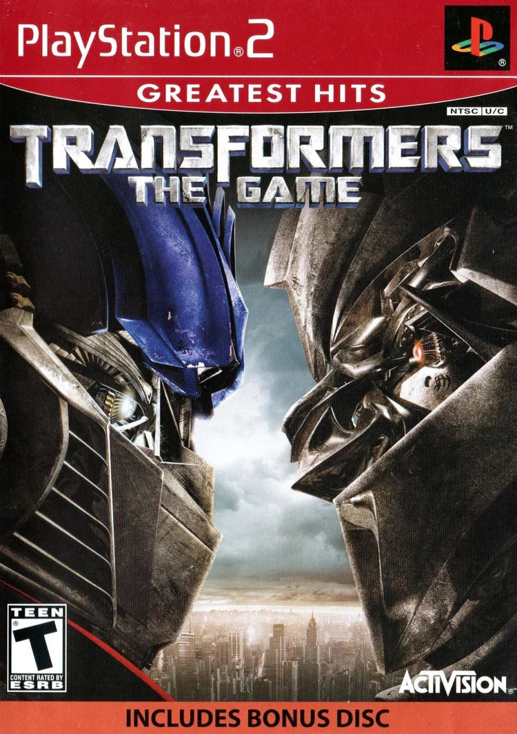 Transformers: The Game [Greatest Hits With Bonus Disc] – PlayStation 2 (PS2)