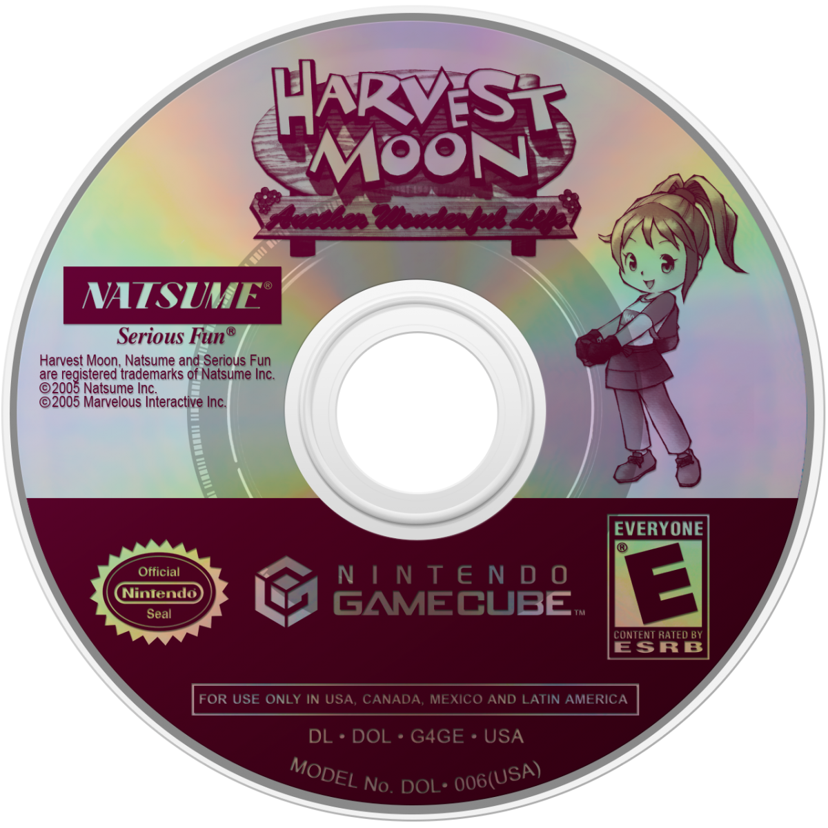 Harvest Moon: Another Wonderful Life – GameCube (GC)