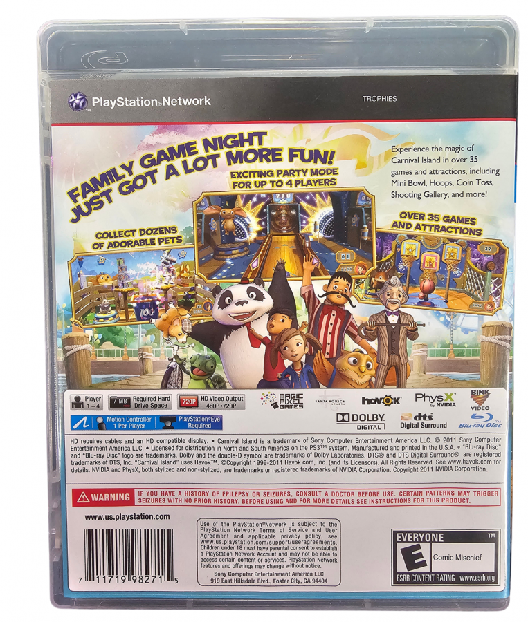 Carnival Island – PlayStation 3 (PS3)