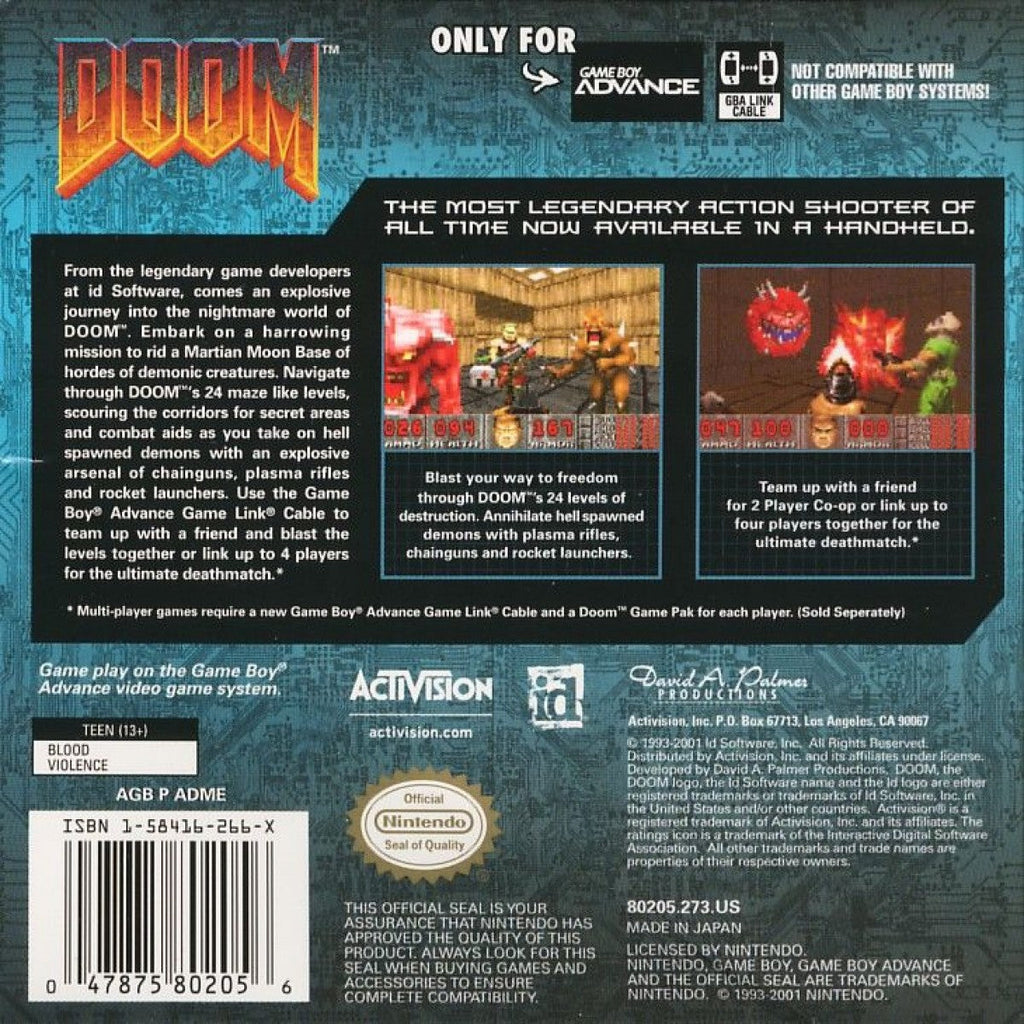 Doom – Game Boy Advance (GBA)