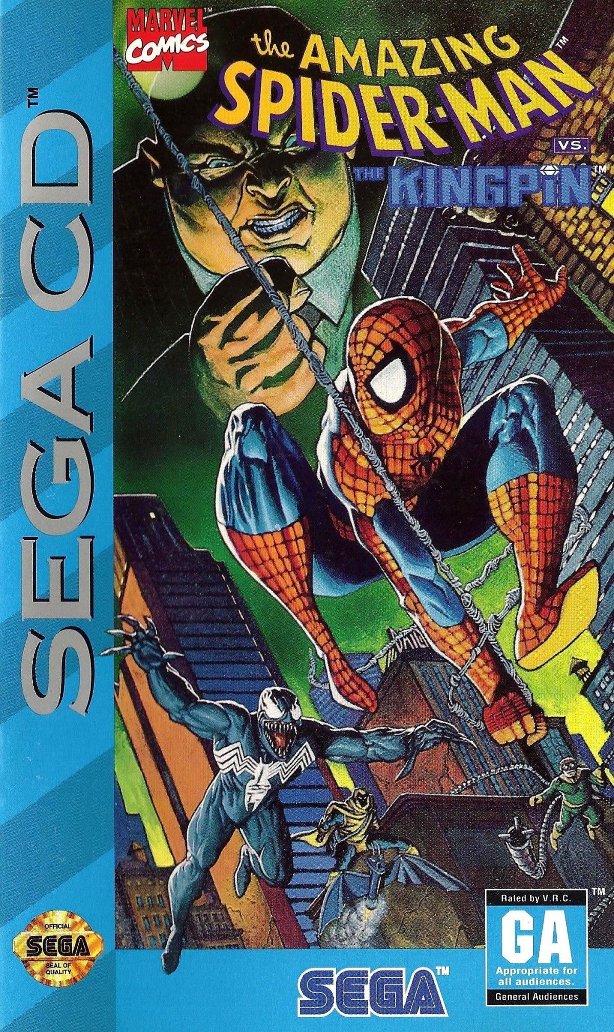 Spider-Man vs Kingpin – Sega CD (SCD)