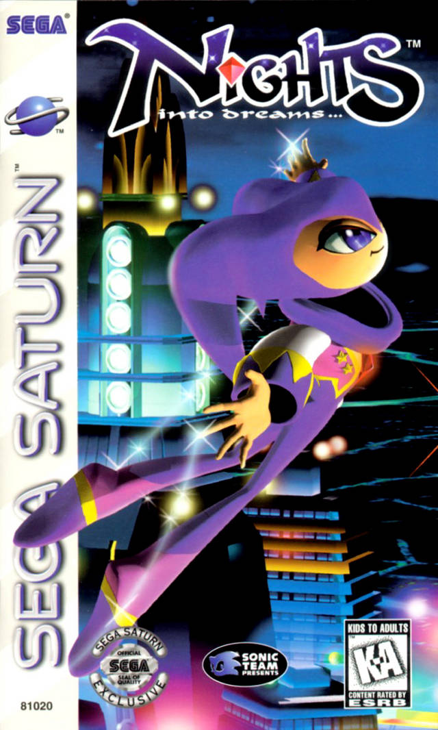 NiGHTS into Dreams [Long Box]+ 3D Control Pad (Sega Saturn)
